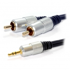 Кабель 3.5st M/2 RCA M Konoos KCAP-352-7.5