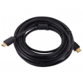 Кабель TELECOM HDMI to HDMI (19M -19M) ver.1.4b, 2 фильтра, позолоченные контакты, 7.5 м. (1/20)
