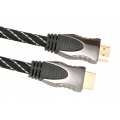 Кабель TELECOM HDMI 19M/M 1.4V W/Ethernet/3D, позолоченные контакты, 1.8 м., плоский, плетеная оболочка (1/50)