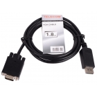 Кабель переходник DisplayPort - VGA 1.8 метра Telecom (TA669-1.8M)