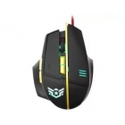 Мышь QUMO Dragon War Interceptor + ультратонкий силиконовый коврик, игровая, оптическая, USB