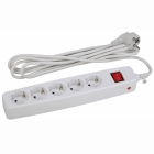 Сетевой фильтр ЭРА SF-5es-2m-W, 5 гнезд