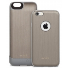 Чехол Moshi iGlaze Ion со встроенным аккумулятором для iPhone 6/6s. Емкость 2750 мАч. Цвет серый