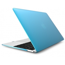 Novelty Electronics Transparent Hard Shell Case - чехол-накладка для Apple MacBook 12 (Blue)
