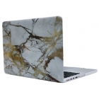 Чехол-накладка пластиковая Novelty Electronics для Macbook 12 (White/Gold Marble)