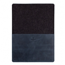 Кожаный чехол Stoneguard для MacBook Pro 13 2016 | 541 | Ocean | Coal