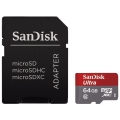 MicroSD 64GB  Sandisk Class 10 Ultra UHS-I 48Mb/s Imagining