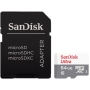 Карта памяти Sandisk Ultra microSDXC Class 10 UHS-I 48MB/s 64GB + SD adapter (SDSQUNB-064G-GN3MA)