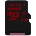 MicroSD 128Gb  Kingston Class10 UHS-I U3 90MB/s без адаптера