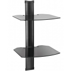 Полка настенная двойная Omnimount TRIA 2 Black