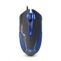 Мышь проводная E-BLUE Auroza, чёрная, игровая, USB