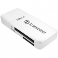 Универсальный картридер Transcend P5 USB 2.0 белый