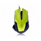 Мышь проводная E-BLUE Cobra Mazer Type-R, игровая, зелёная