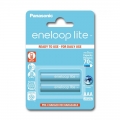 Аккумулятор PANASONIC R03 eneloop lite BK-4LCCE/2DE (550mAh) DECT (2 бл)