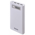 ЗУ Buro RA16000-3U-LCD -WT Li-Ion, 16000mAh, 2.1A+1A, белый, 3xUSB