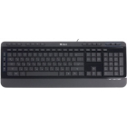 Клавиатура INTRO KU112I, USB, черная, с подсветкой