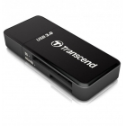 Картридер  Transcend  F5 черный USB3.0 SD/microSD