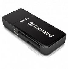 Картридер  Transcend  F5 черный USB3.0 SD/microSD